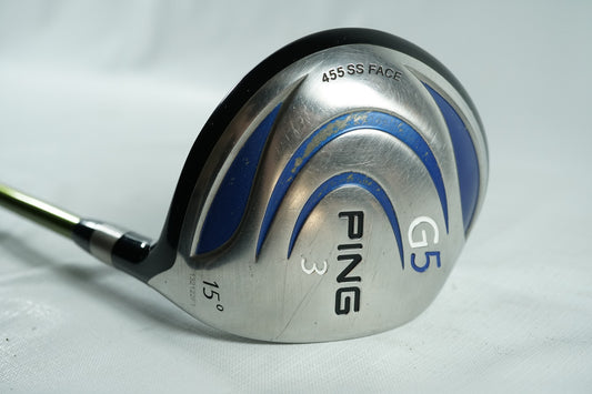 Ping G5 3 Wood 15° / Stiff Flex Graphite Shaft