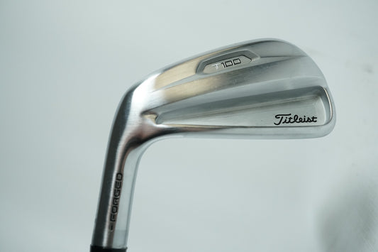 Titleist T100 7 Iron / Stiff Flex Steel Shaft / Left Handed