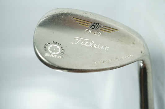 Titleist SM4 58° Lob Wedge / Wedge Flex Steel Shaft