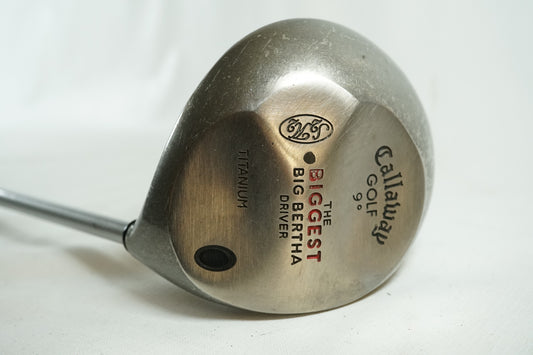 Callaway The Biggest Big Bertha Driver 9° / Firm Flex Graphite Shaft / New Grip