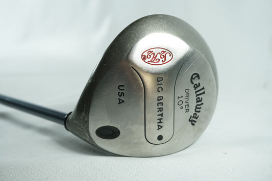Callaway Big Bertha S2H2 Driver 10° / Firm Flex Graphite Shaft / New Grip