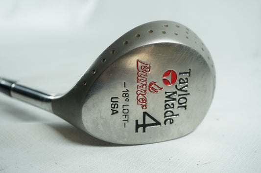 Taylormade Burner 4 Wood 18° / Stiff Flex Graphite Shaft / New Grip
