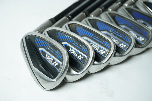 Yonex Ezone Elite 2 Irons / 6-PW+AW+SW / Senior Flex Graphite Shafts