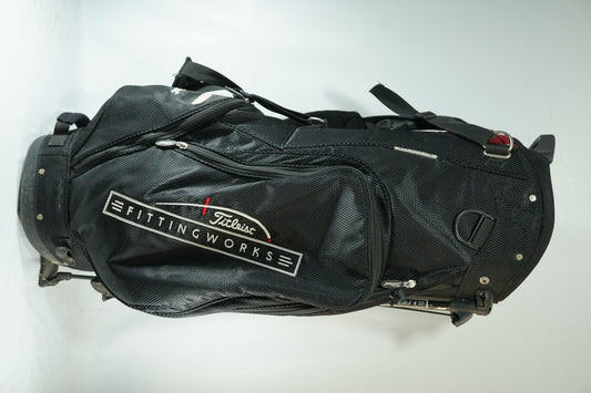 Titleist Fitting Works Stand Bag / Black / With Rainhood