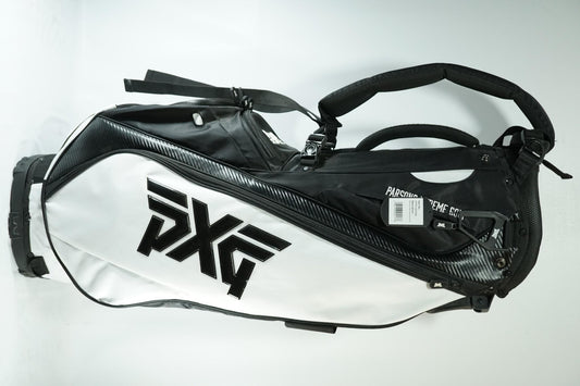PXG Golf Stand Bag / White and Black / With Rainhood