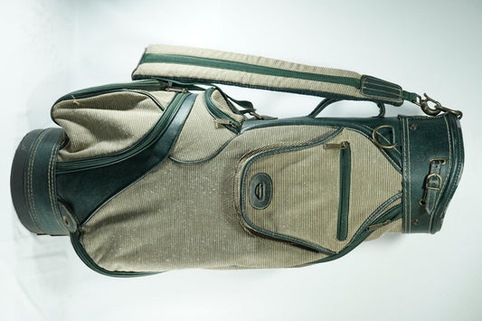 Callaway Vintage Golf Cart Bag / Green and Cream