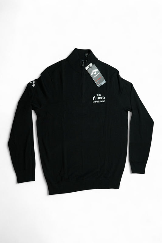 Callaway Thermal Golf Quarter Zip / Black / Small / New