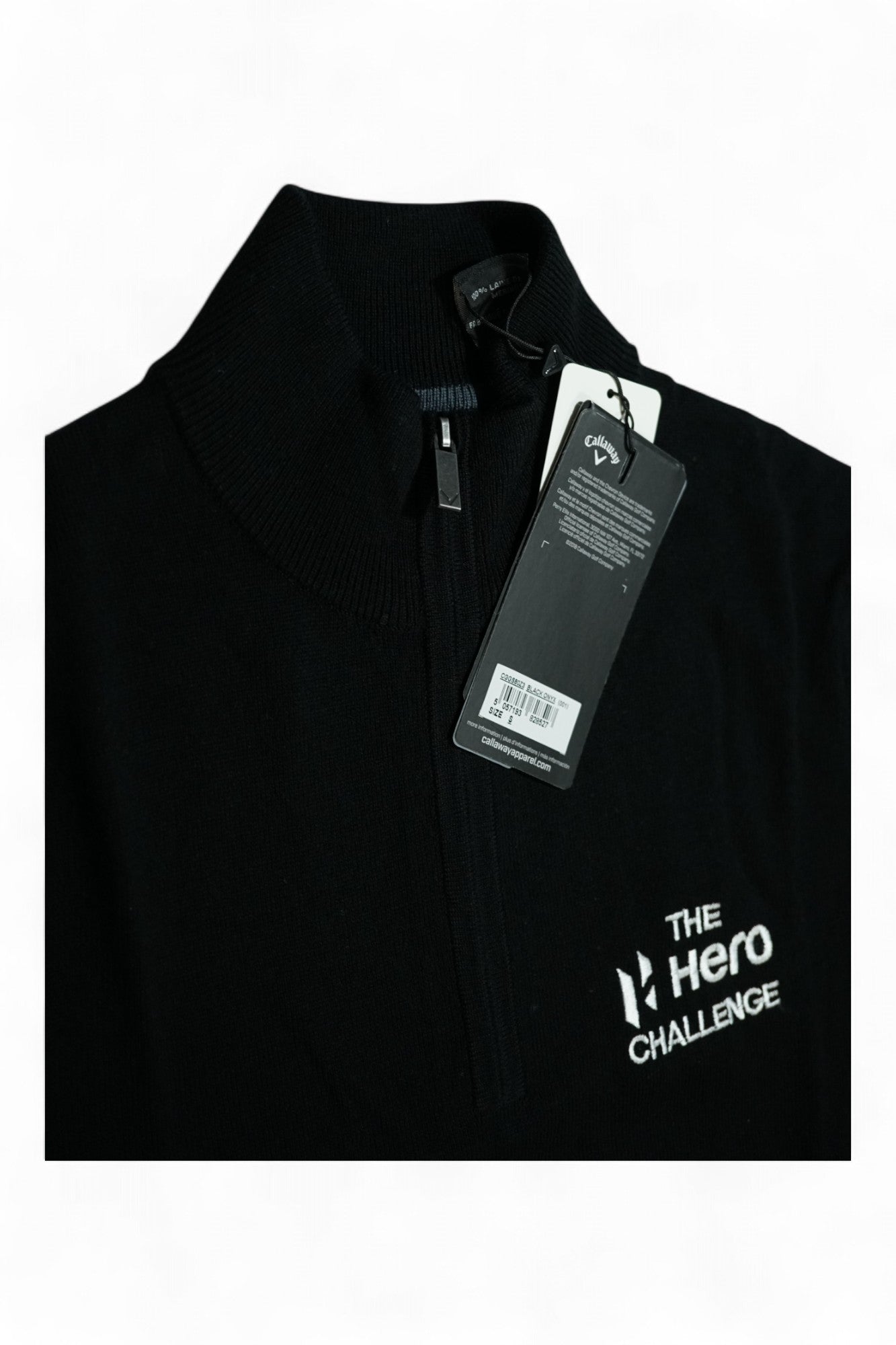 Callaway Thermal Golf Quarter Zip / Black / Small / New
