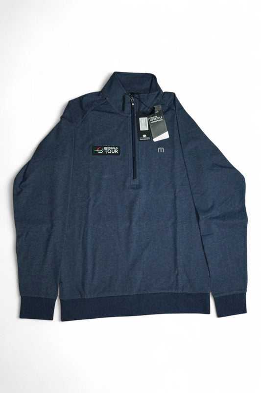 Travis Mathew Golf Quarter Zip / Navy / Small / New