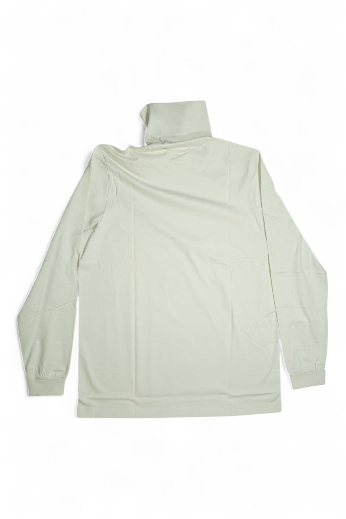 Lacoste Roll Neck Long Sleeve Shirt / Cream / Size 4 Medium / New