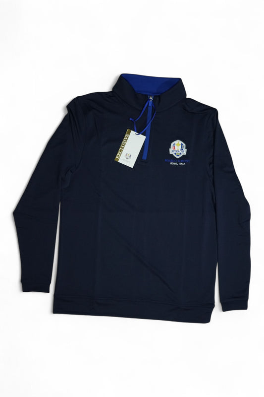 Ryder Cup Marco Simone Golf Quarter Zip / Navy / Medium / New