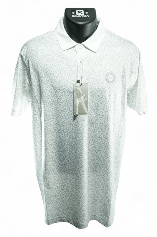 Gary Player Nedbank Golf Polo / White Patterned / Small / New