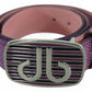 Druh Golf Belt / Purple Patterned