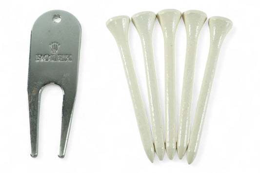 Rolex Golf Divot Tool and Tees