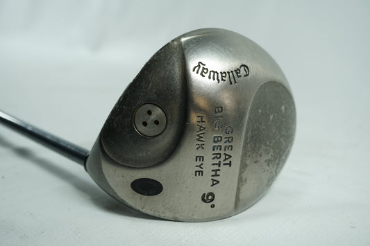 Callaway Great Big Bertha Hawkeye Driver 9° / Firm Flex Graphite Shaft / 0906253