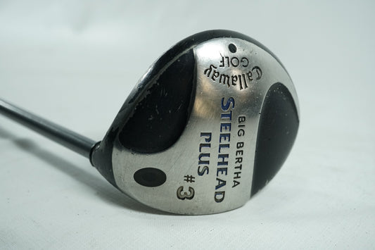 Callaway Big Bertha Steelhead Plus 3 Wood / Firm Flex Graphite Shaft / 09062543