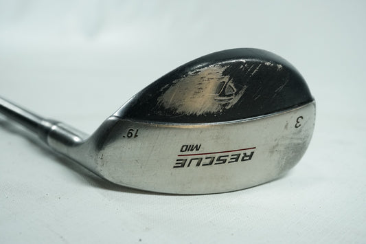 Taylormade Rescue Mid 3 Hybrid 19° / Stiff Flex Graphite Shaft / 09062580