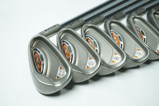 Ping G10 Irons / 4-PW / Black Dot / Regular Flex Steel Shafts