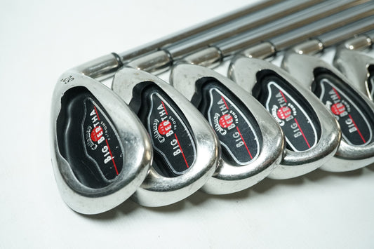 Callaway Big Bertha 2004 Irons / 4-10+PW / Uniflex Steel Shafts