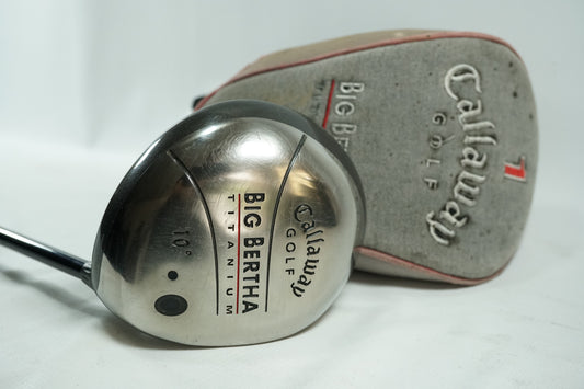 Callaway Big Bertha Titanium Driver 10° / Regular Flex Graphite Shaft / New Grip