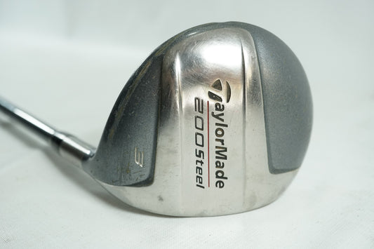 Taylormade 200 Steel 3 Wood / Ladies Flex Graphite Shaft / New Grip