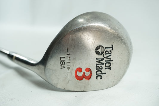 Taylormade Pittsburgh Persimmon 3 Wood 17° / Steel Shaft / New Grip