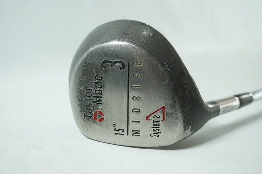 Taylormade System 2 3 Wood 15° / Regular Flex Steel Shaft / Left Handed