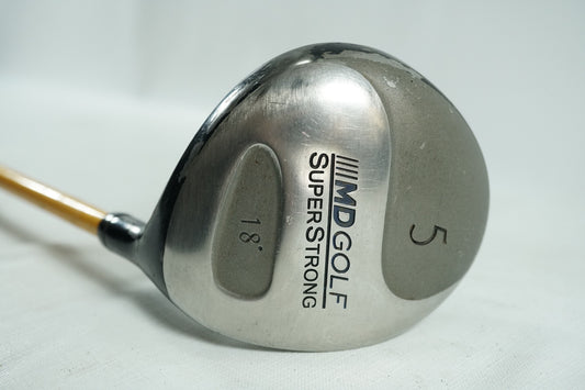MD Golf Superstrong 5 Wood 18° / Regular Flex Graphite Shaft