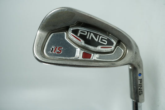 Ping i15 7 Iron / Blue Dot / Regular Flex Steel Shaft / New Grip