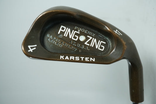 Ping Zing BeCu 4 Iron / Stiff Flex Steel Shaft / New Grip