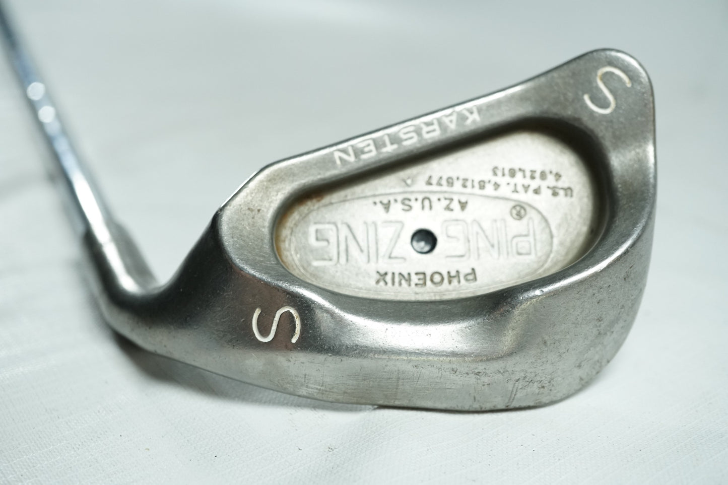 Ping Zing Sand Wedge / Black Dot / Stiff Flex Steel Shaft / New Grip