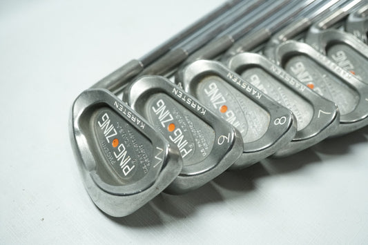 Ping Zing Irons / Orange Dot / 4-PW / Stiff Flex Steel Shafts