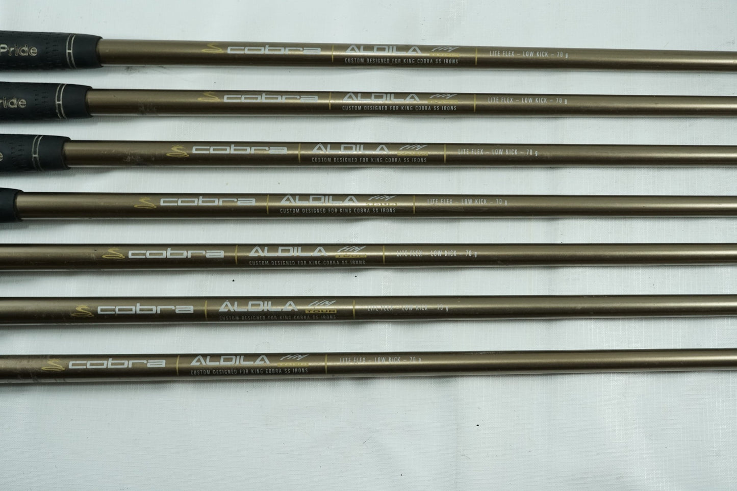 Cobra SSi Irons / 4-PW / Senior Flex Graphite Shafts / Left Handed