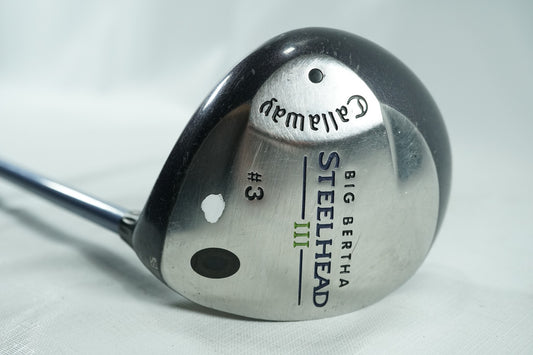Callaway Big Bertha Steelhead 3 3 Wood / Ladies Flex Graphite Shaft / 040725247
