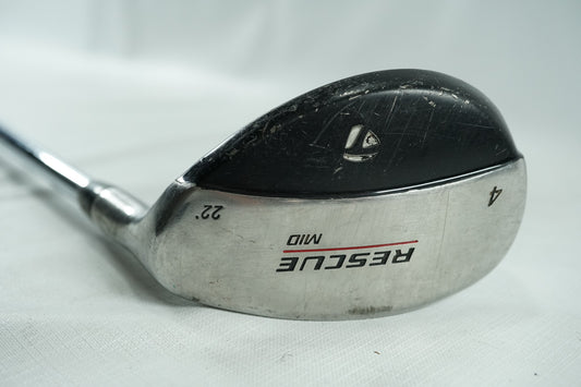 Taylormade Rescue Mid 4 Hybrid 22° / Regular Flex Steel Shaft