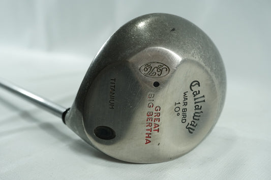 Callaway Great Big Bertha Warbird Driver 10° / Firm Flex Graphite Shaft / 040725