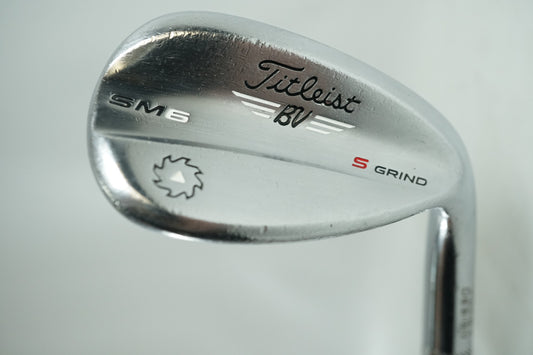 Titleist Vokey SM6 58° Lob Wedge / Wedge Flex Steel Shaft / 040725407