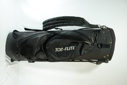 Top Flite Stand Bag / Black / With Rainhood