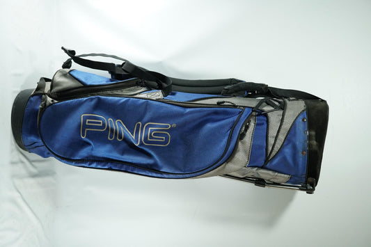 Ping Hoofer Stand Bag / Blue and Grey