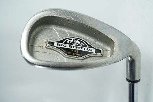 Callaway Big Bertha X12 Pro Pitching Wedge / Stiff Flex Steel Shaft / New Grip