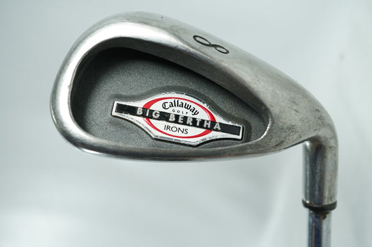 Callaway Big Bertha 2002 8 Iron / Uniflex Steel Shaft / New Grip