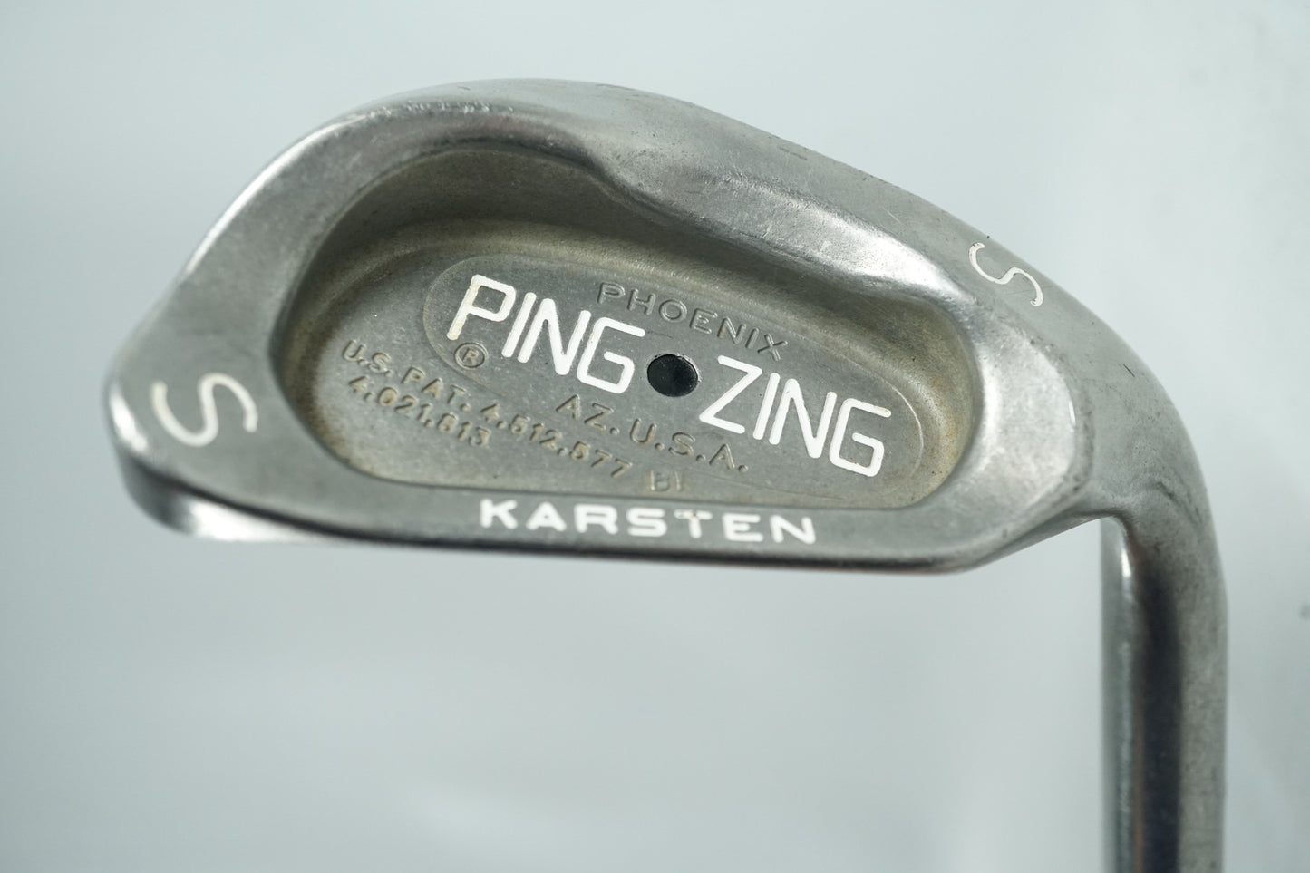 Ping Zing Sand Wedge / Black Dot / Stiff Flex Steel Shaft / New Grip