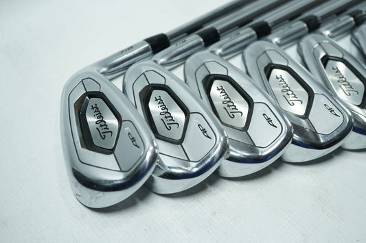 Titleist AP3 718 Irons / 4-PW / Stiff Flex Steel Shafts / New Grips