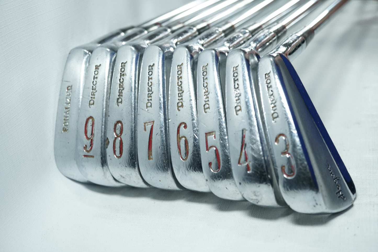 Ben Hogan Director Irons / 3-PW / Stiff Flex Steel Shafts / New Grips