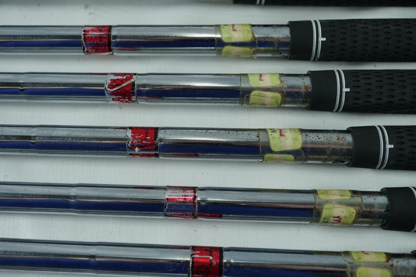 Ben Hogan Director Irons / 3-PW / Stiff Flex Steel Shafts / New Grips