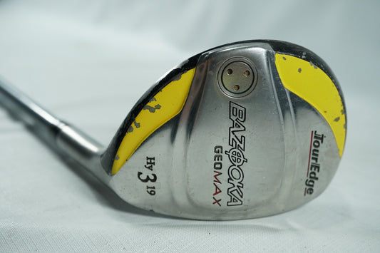 Tour Edge Bazooka Geomax 3 Hybrid 19° / Regular Flex Graphite Shaft / New Grip