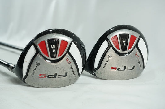 Fazer FP5 3 and 5 Woods / Optiflex Graphite Shafts / New Grips