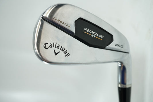 Callaway Rogue ST Pro 7 Iron / Stiff Flex Steel Shaft / New Grip / Ex Demo