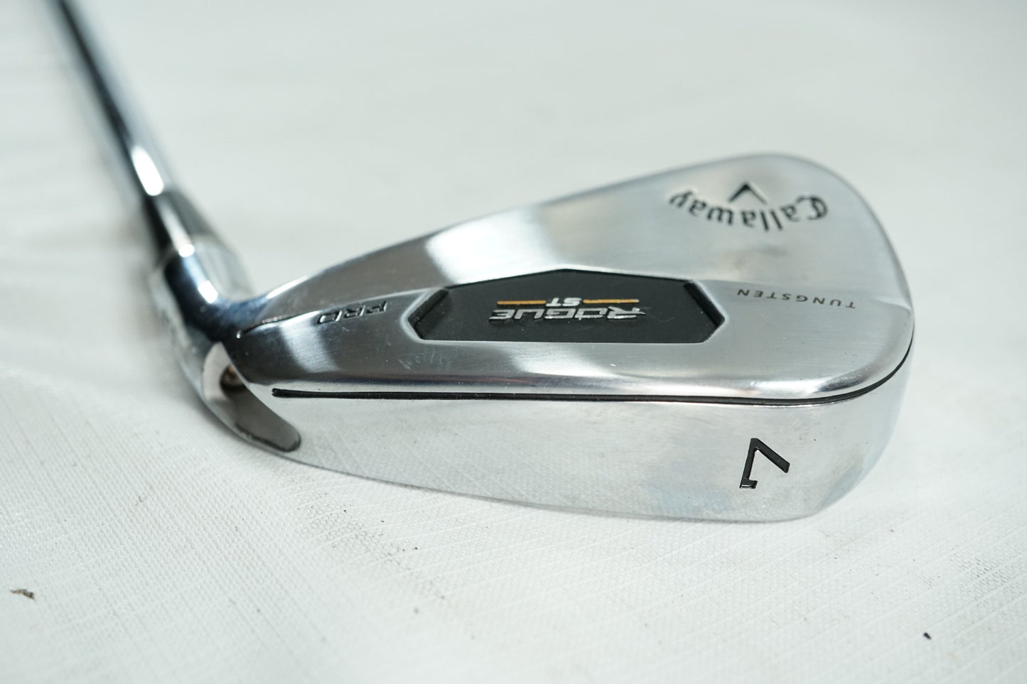 Callaway Rogue ST Pro 7 Iron / Stiff Flex Steel Shaft / New Grip / Ex Demo