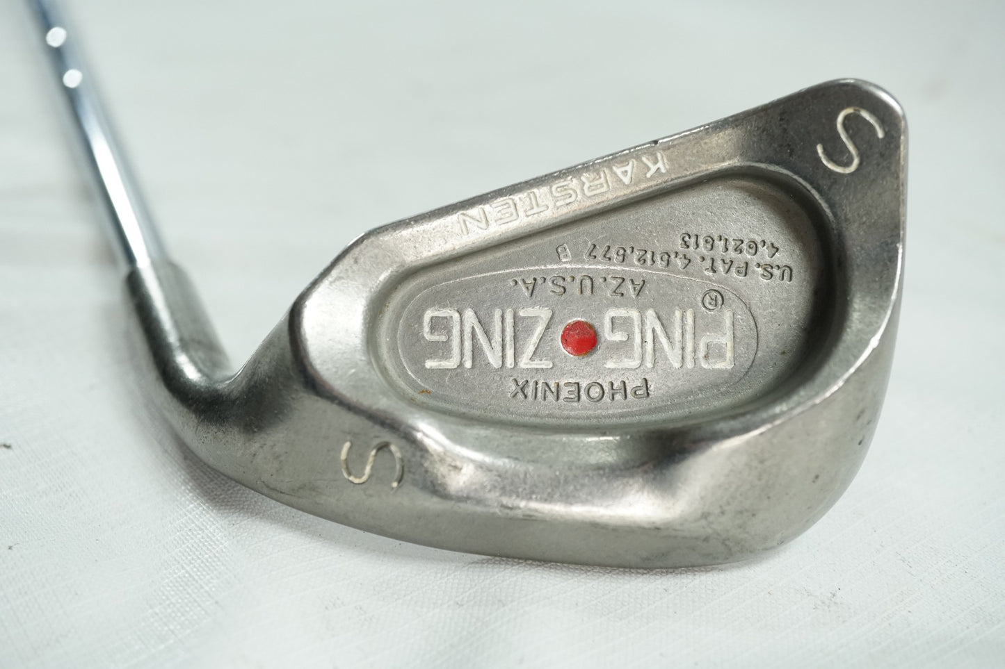 Ping Zing Sand Wedge / Red Dot / Stiff Flex Steel Shaft / New Grip